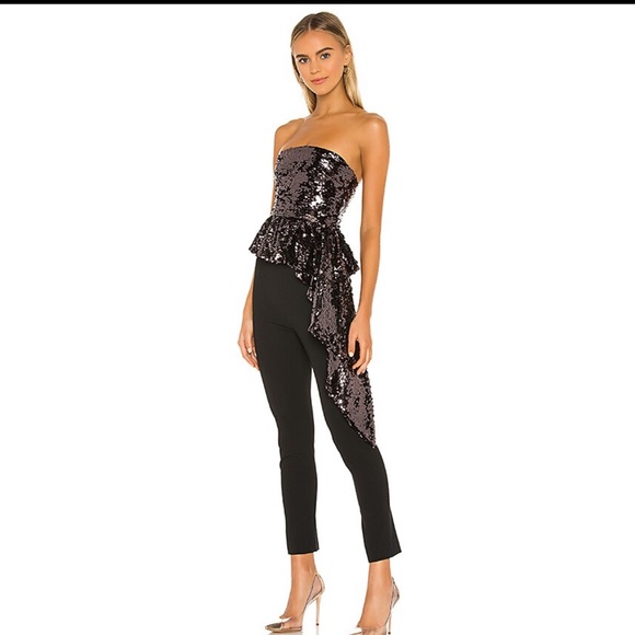 Lovers + Friends Sequin Strapless Top - Picture 1 of 3